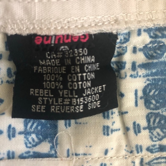 Rare Y2K Volcom Skater Cropped Bomber Jacket Hooded Full Zip Beige/Cream sz XS - Picture 15 of 15